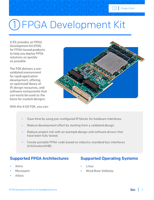 X-ES FPGA Development Kit FDK