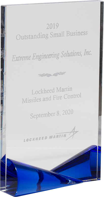 Lockheed Martin 2019 Outstanding Small Business Supplier Award