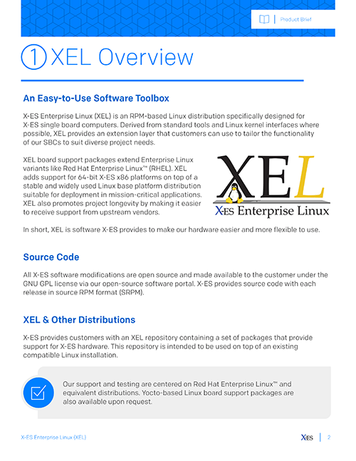 X-ES Enterprise Linux XEL Brief