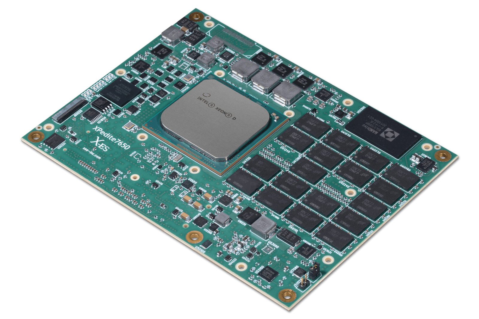 XPedite7650 | COM Express (Type 7) Intel Xeon D Mezzanine Module