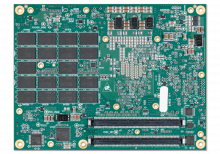 XPedite7650 COM Express (Type 7) Mezzanine Module Bottom Shot