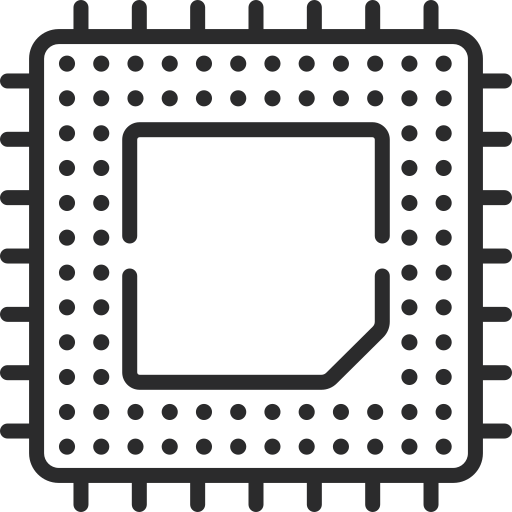 Processor cores icon