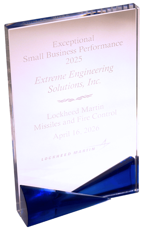 Lockheed Martin 2025 Exceptional Small Business Performance award